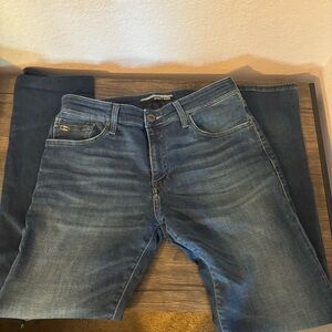 men’s slim leg jeans size 33x32
